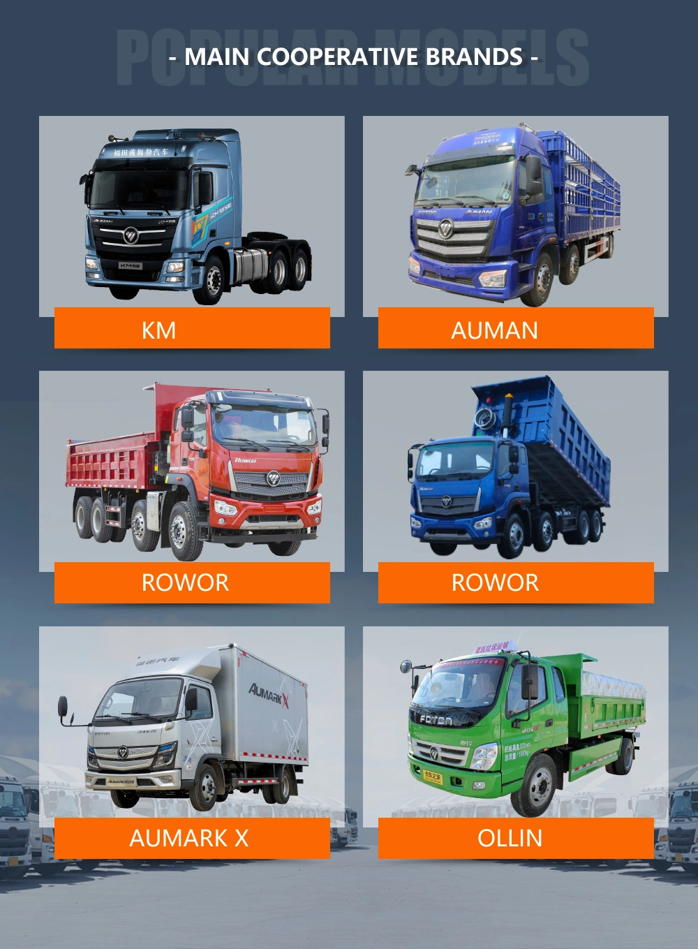 Weichai FAW Shacman/Beiben/Benz/Sitrak /Steyr/ Hohan/Shacman/Foton/Komatsu /Volvo/Sinotruck HOWO Trailer Tractor Mining Dump Truck Spare Parts