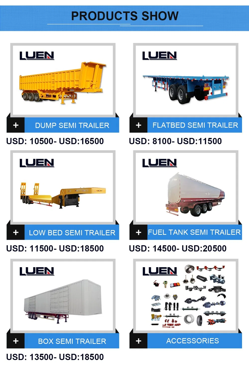 Hot Sale 3axle Dump Tipper Cargo Flatbed Heavy Truck Semi Trailer
