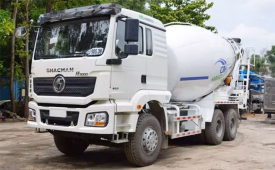 Shacman 8m³ 6*4 Chassis Concrete Mixer Truck F2000 for Algeria Market