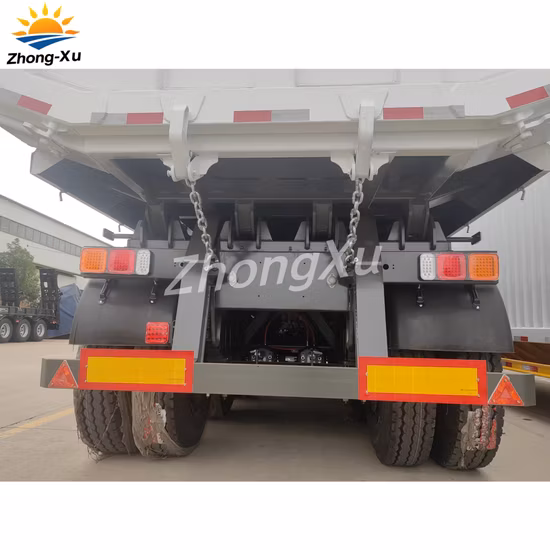 Heavy Duty 3/ 4/ 6 Axles 40 Ton 60 Tons 80 Tons Hydraulic Tipping Rear U Shape Dump Trailer / Tipper Semi Trailer for Sand/Mine/Stone Transport